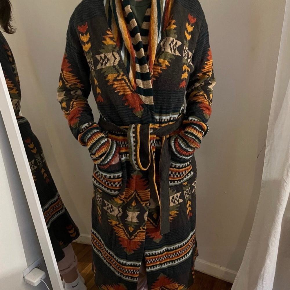 Faherty Multicolor Patterned Cardigan